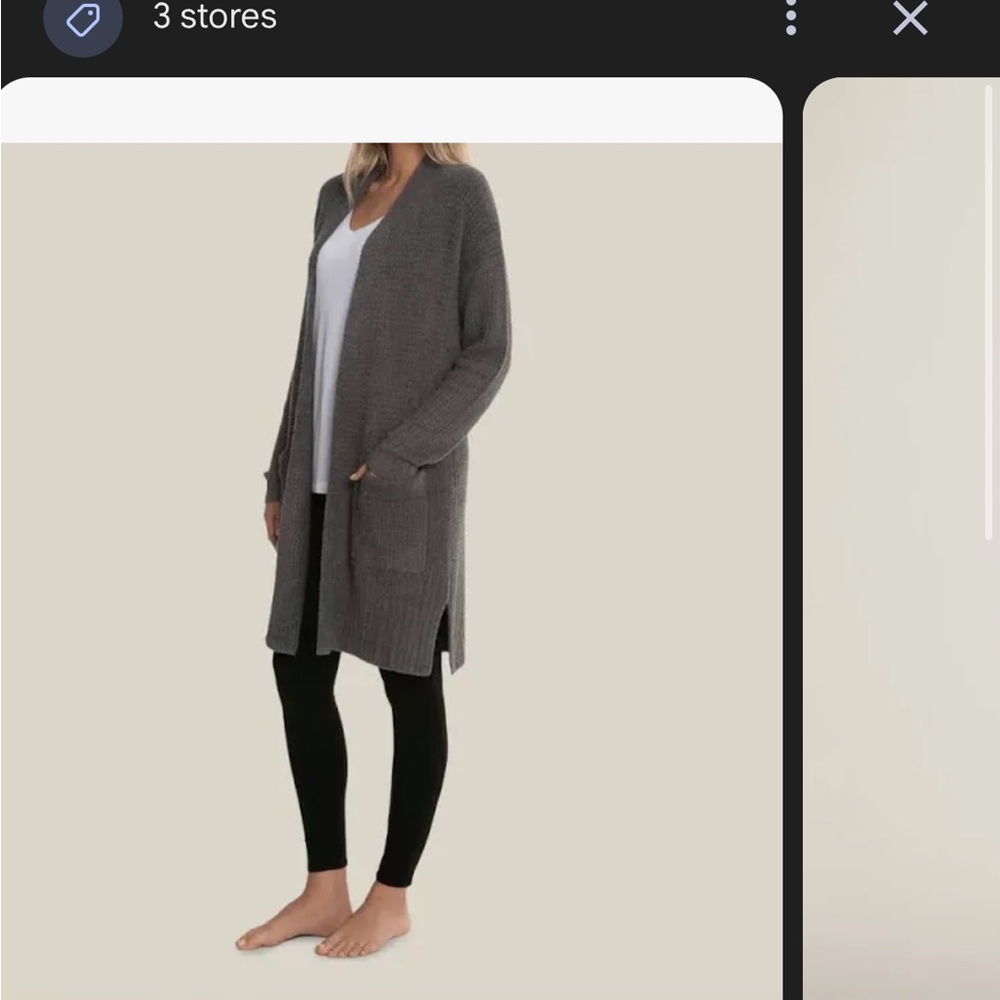 Barefoot Dreams Cozy Chic Coatigan size small